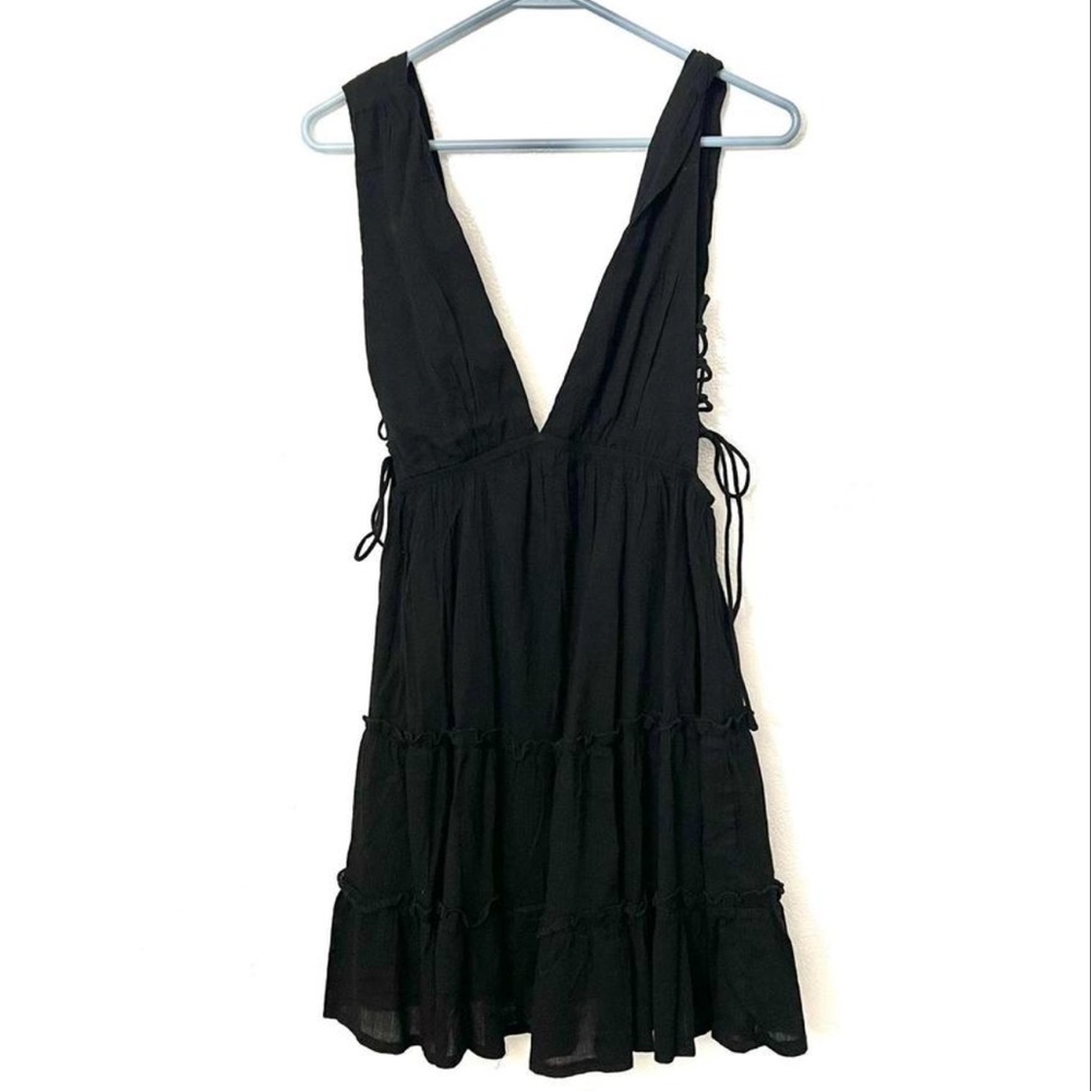 princess polly black krissa dress